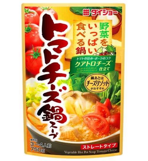 DAISHO Vegetable Hot Pot Soup – Tomato Cheese 750g
