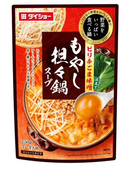 ダイショー 野菜鍋もやし坦々鍋