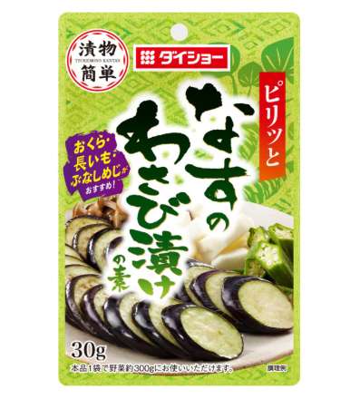 ダイショー なすのわさび漬けの素