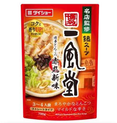 ダイショー 一風堂豚骨赤丸新味