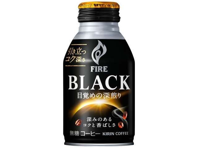 Kirin FIRE Black Wake-Up Deep Roast 275g