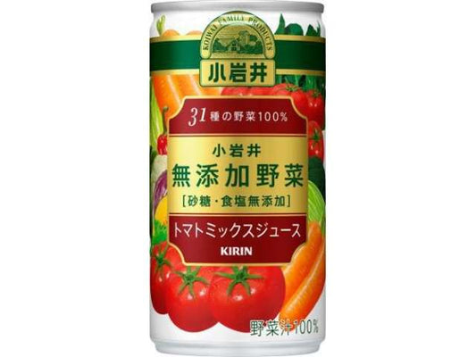 Koiwai Additive-Free 100% Vegetable Juice, 31 Varieties 190g