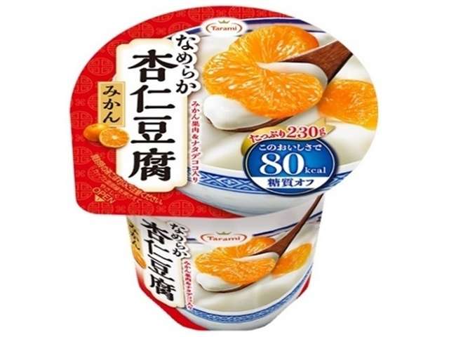 Tarami Smooth Annin Tofu with Mandarin Orange 80kcal 230g