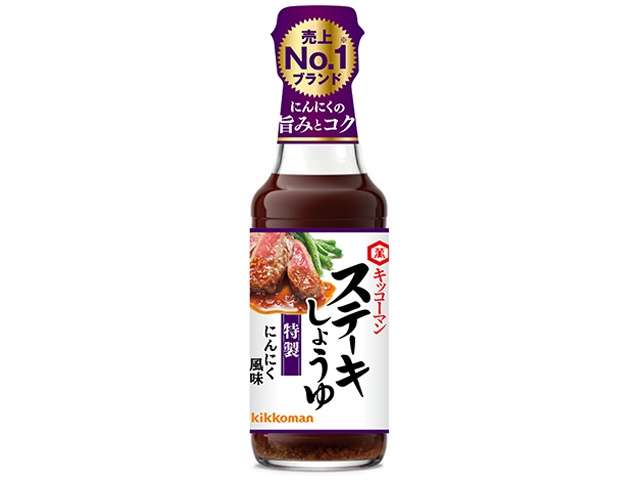 Kikkoman Steak Soy Sauce, Garlic Flavor 165g